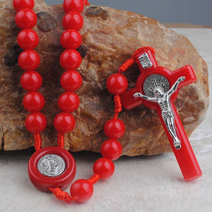 ,plastic beads rosary